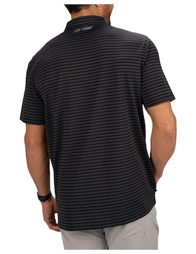 Playera tipo polo casual Black Clover para hombre