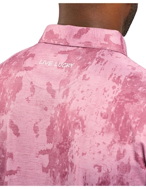 Playera tipo polo casual Black Clover para hombre