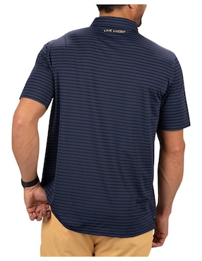 Playera tipo polo casual Black Clover para hombre