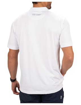 Playera tipo polo Black Clover para hombre