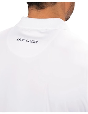 Playera tipo polo Black Clover para hombre
