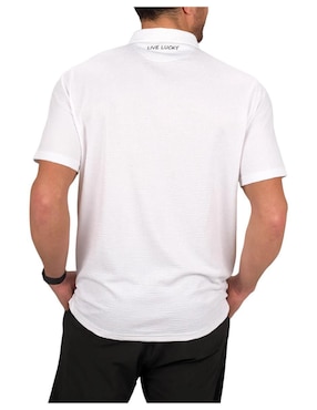 Playera tipo polo Black Clover para hombre