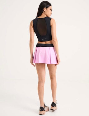 Short efecto doble prenda Babolat para pádel mujer