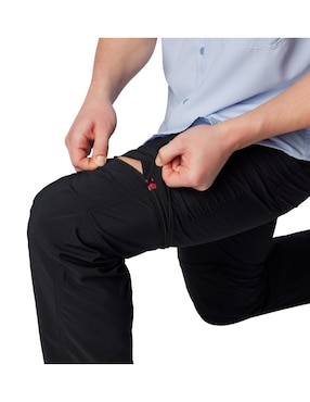 Pantalón convertible Columbia estampado liso para hombre