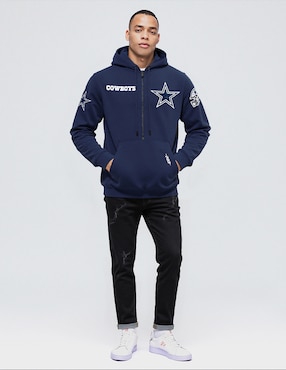 Sudadera Pro Standard con cierre Dallas Cowboys para hombre