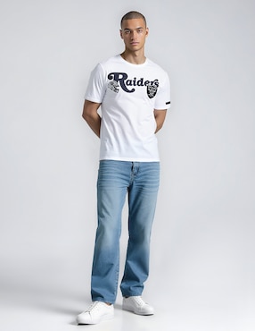 Playera deportiva para fútbol americano Pro Standard Las Vegas Raiders de hombre