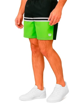 Short con malla Wilson para entrenamiento hombre
