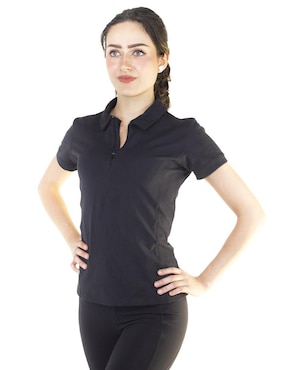 Playera tipo polo Assh para mujer