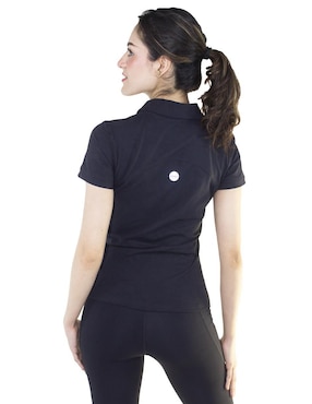Playera tipo polo Assh para mujer