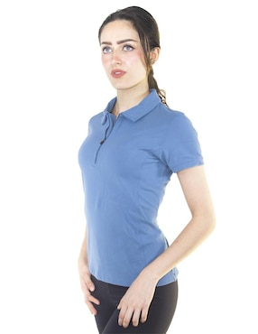 Playera tipo polo Assh para mujer