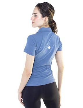 Playera tipo polo Assh para mujer