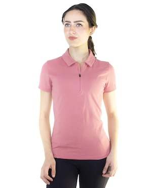 Playera tipo polo Assh para mujer