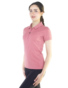 Playera tipo polo Assh para mujer