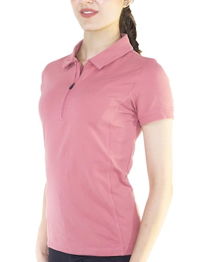 Playera tipo polo Assh para mujer