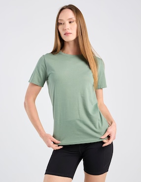 Playera deportiva para entrenamiento New Balance de mujer