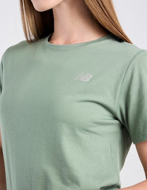 Playera deportiva para entrenamiento New Balance de mujer