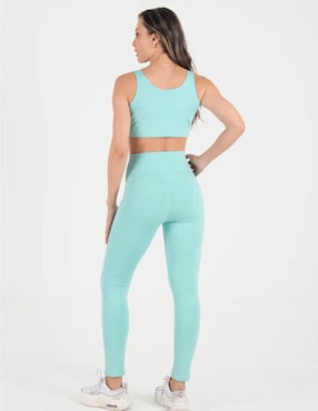 Conjunto deportivo ajustado Oleeve con elástico para mujer