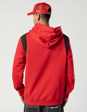 Sudadera New Era Ne Leisure con capucha y bolsa Kansas City Chiefs unisex