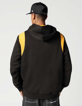 Sudadera New Era Ne Leisure con capucha y bolsa Pittsburgh Steelers unisex