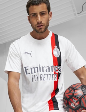 Jersey de  AC Milan visitante authentic manga corta Puma  para hombre