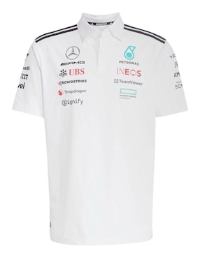 Playera tipo polo motorsport Adidas para hombre