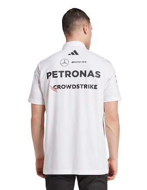 Playera tipo polo motorsport Adidas para hombre