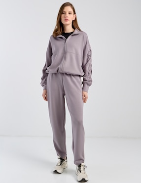 Conjunto deportivo regular X10 con jareta para mujer