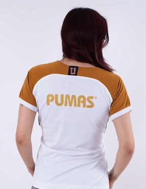 Jersey de Pumas de la UNAM conmemorativo manga corta Garra Azul para mujer