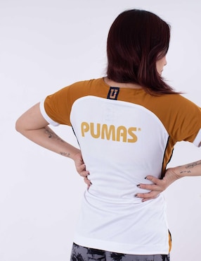 Jersey de Pumas de la UNAM conmemorativo manga corta Garra Azul para mujer