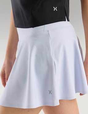 Falda short deportiva X10 para correr mujer