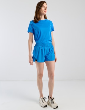 Short con malla X10 para correr mujer