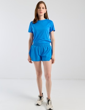 Short con malla X10 para correr mujer