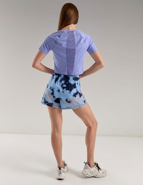 Short con abertura X10 para entrenamiento mujer