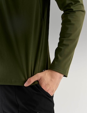 Sudadera X10 con cierre para hombre