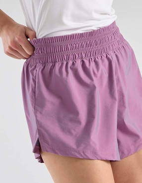 Short con abertura X10 para entrenamiento mujer