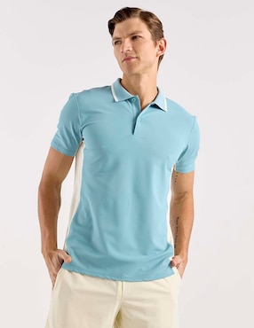 Playera tipo polo tennis X10 para hombre