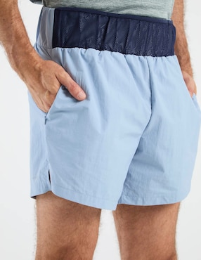 Short con malla X10 con bolsillos para correr hombre