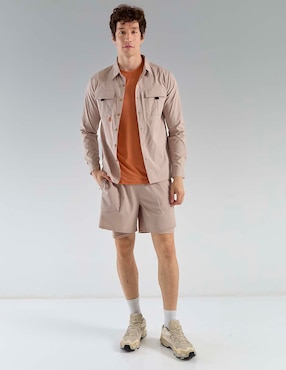 Short con malla con bolsillos X10 para entrenamiento hombre