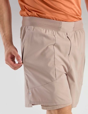 Short con malla con bolsillos X10 para entrenamiento hombre