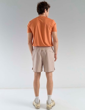 Short con malla con bolsillos X10 para entrenamiento hombre