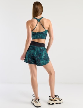 Short con malla X10 para entrenamiento mujer