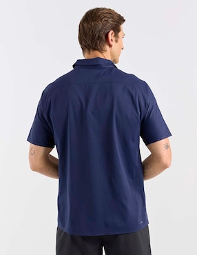 Playera tipo polo senderismo X10 para hombre