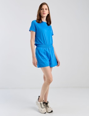 Short con malla X10 para entrenamiento mujer