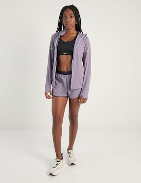 Short con malla Reebok para entrenamiento mujer