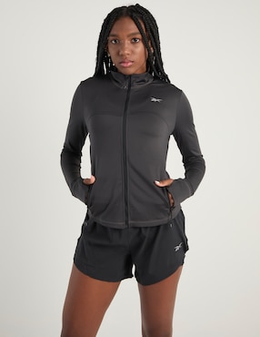 Chamarra casual Reebok para mujer