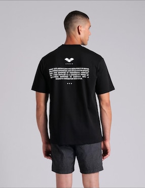 Playera deportiva casual Arena Studio Printed de hombre