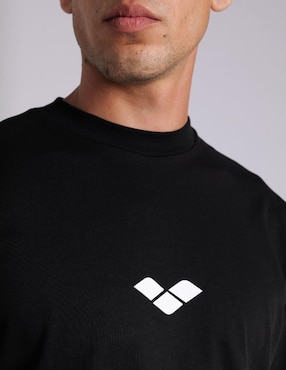Playera deportiva casual Arena Studio Printed de hombre