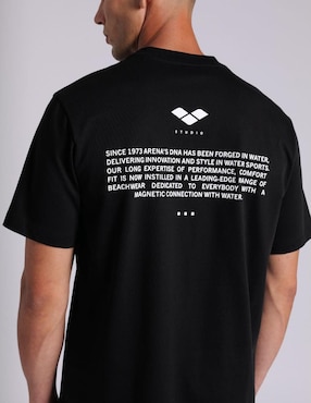 Playera deportiva casual Arena Studio Printed de hombre