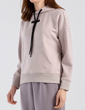 Sudadera X10 con capcuha y bolsa para mujer