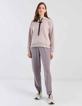 Sudadera X10 con capcuha y bolsa para mujer